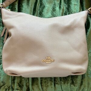 Coach Skylar Hobo Tan Pebbled Leather Shoulder Bag #91029
